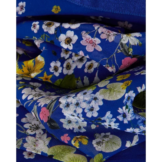 Outlet π HOBBS LONDON Carly Printed π Dress Coblat Multi π - Image 7