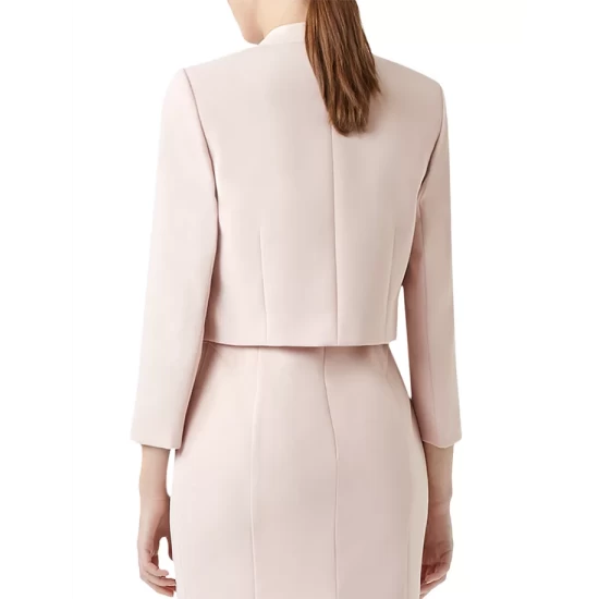 Brand new β¨ HOBBS LONDON Frida Cropped Jacket Pale Pink π - Image 2