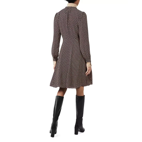 Promo π― HOBBS LONDON Jade Geometric Print π Dress Black Multi π₯ - Image 2