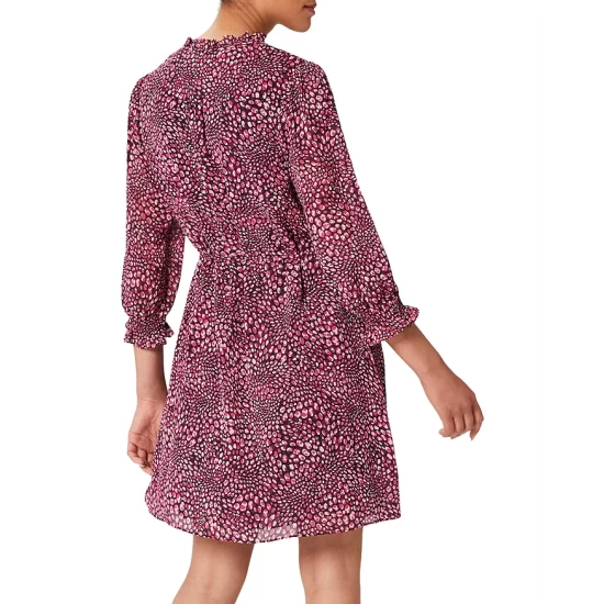 Top 10 π HOBBS LONDON Stefania π Dress Navy Raspberry π - Image 3