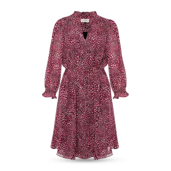 Top 10 π HOBBS LONDON Stefania π Dress Navy Raspberry π - Image 6