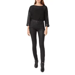 Flash Sale ⭐ HOBBS LONDON Gia 🧥 Coated 👖 Jeans In Black 💯