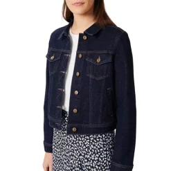 Cheap ✨ HOBBS LONDON Mariam Jean Jacket Indigo 🤩