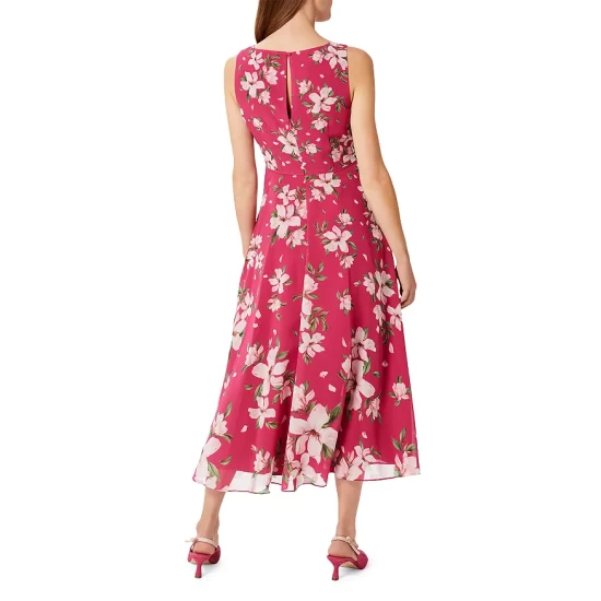 Top 10 π HOBBS LONDON Carly Floral Print Midi π Dress Pink Multi β¨ - Image 3