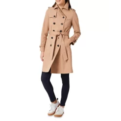 Outlet 🤩 HOBBS LONDON Petites Saskia Trench 🧥 Coat Navy 🎉