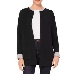 Best Sale 😍 HOBBS LONDON Connie Open-Front Cardigan Navy/gray 😍