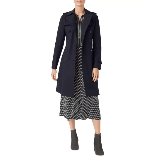 Cheap π HOBBS LONDON Petite Saskia Trench π§₯ Coat Navy π