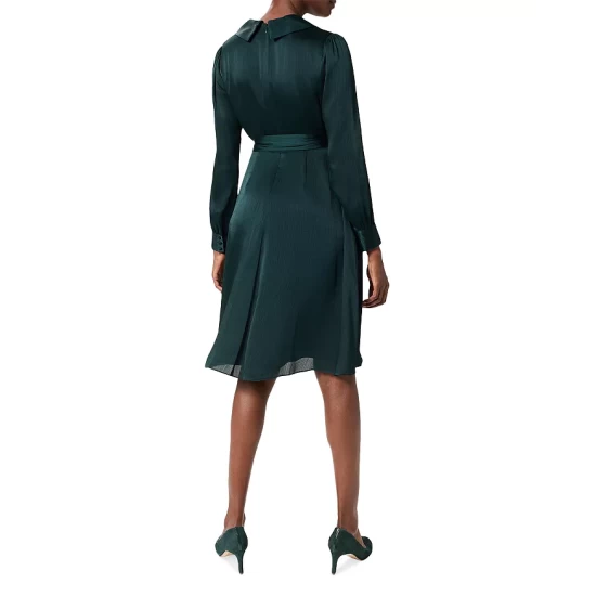 Discount π― HOBBS LONDON Sally V Neck π Dress Evergreen 𧨠- Image 3