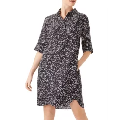 Best Sale π HOBBS LONDON Marciella Botanical π Shirt π Dress Navy Ivory β€οΈ