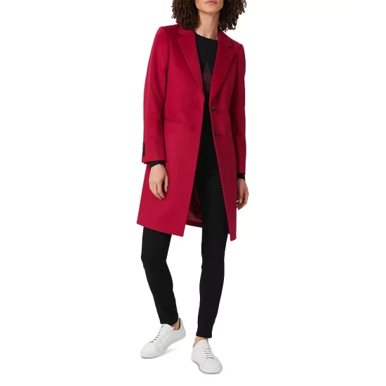 Top 10 π― HOBBS LONDON Tilda Wool π§₯ Coat Fuchsia Pink π - Image 3