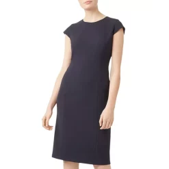 Best deal 🔔 HOBBS LONDON Leila Cap-Sleeve Sheath 👗 Dress Navy 🧨