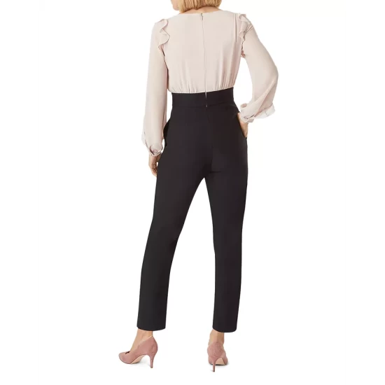 Flash Sale π HOBBS LONDON Aubree Tailored Jumpsuit Blush/black π - Image 2