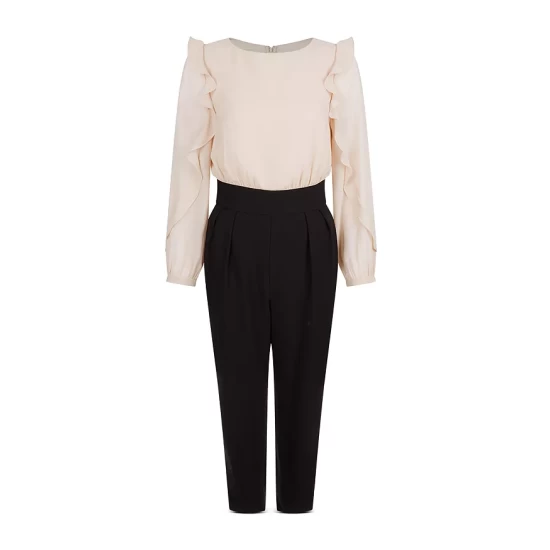 Flash Sale π HOBBS LONDON Aubree Tailored Jumpsuit Blush/black π - Image 4