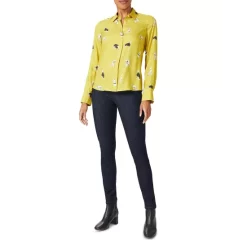 Coupon π HOBBS LONDON Alana Whippet Print π Shirt Yellow Multi π