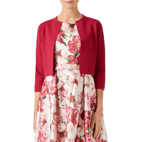 Coupon π HOBBS LONDON Ella Cropped Cardigan Deep Pink β€οΈ