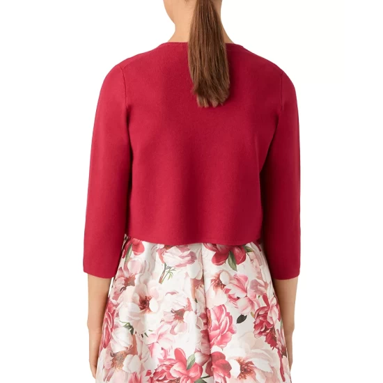 Coupon π HOBBS LONDON Ella Cropped Cardigan Deep Pink β€οΈ - Image 2