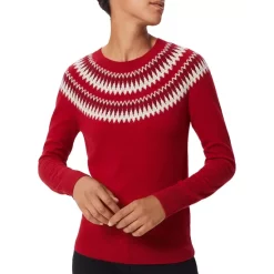 Deals ✨ HOBBS LONDON Greta Fair Isle Sweater Red Multi 🤩