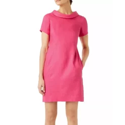 Best deal 🥰 HOBBS LONDON Linen Petra 👗 Dress Pink 😍