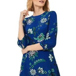 Coupon 🔔 HOBBS LONDON Marietta Printed 👗 Dress Azure Apple 👍