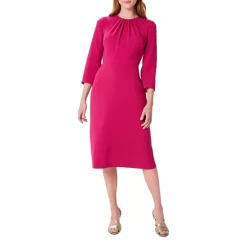 Best Pirce 🎁 HOBBS LONDON Marianne 👗 Dress Magenta Pink 🔥