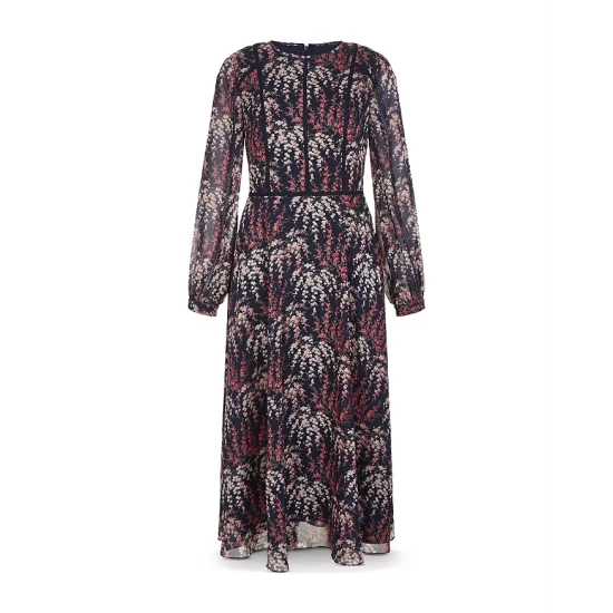 Cheap π₯° HOBBS LONDON Eden Tea π Dress Midnight Rose π - Image 4