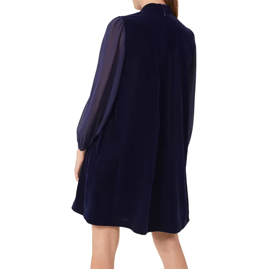 Discount π HOBBS LONDON Faye Velvet π Dress Midnight Navy π - Image 2
