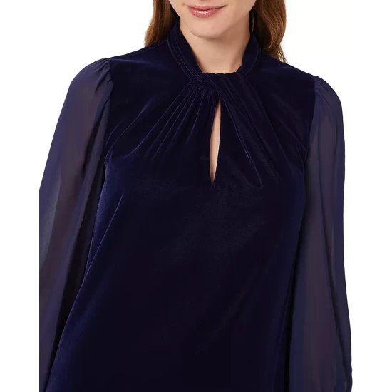 Discount π HOBBS LONDON Faye Velvet π Dress Midnight Navy π - Image 3