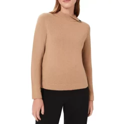 Hot Sale 🛒 HOBBS LONDON Talia Mock Neck Sweater True Red 😀