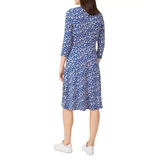 Best deal π HOBBS LONDON Simmy Printed Midi π Dress Blue Multi π - Image 2