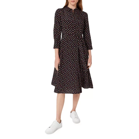 Best deal β HOBBS LONDON Alex Midi π Dress Black Multi π―