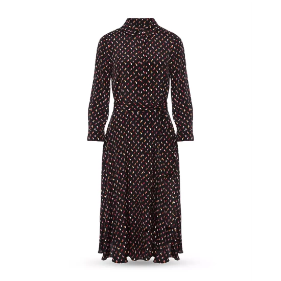 Best deal β HOBBS LONDON Alex Midi π Dress Black Multi π― - Image 2