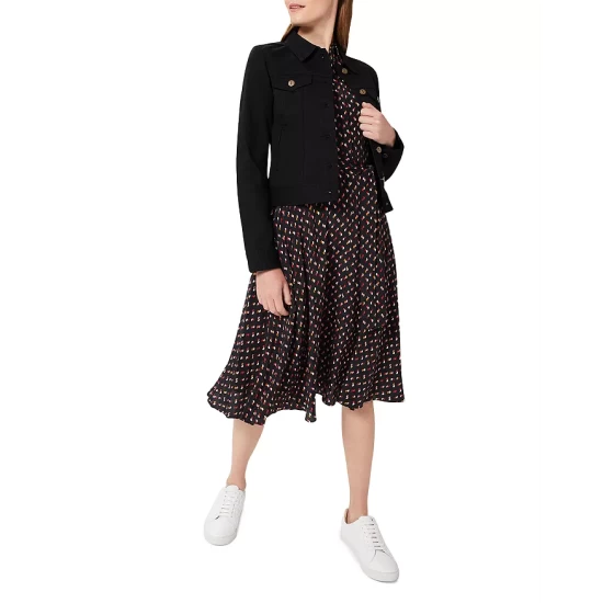 Best deal β HOBBS LONDON Alex Midi π Dress Black Multi π― - Image 3