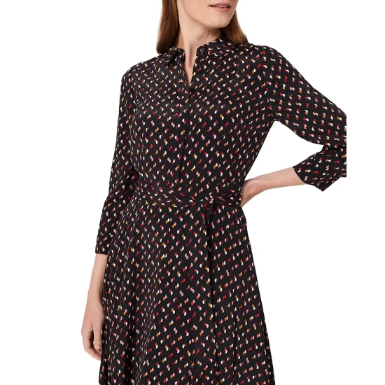 Best deal β HOBBS LONDON Alex Midi π Dress Black Multi π― - Image 4
