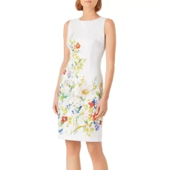Deals 😉 HOBBS LONDON Fiona 👗 Dress Ivory Multi 🛒