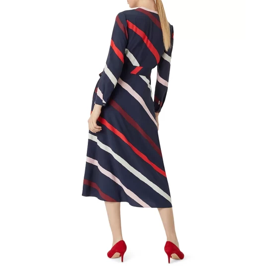 Wholesale π HOBBS LONDON Ginnie Striped π Shirt π Dress Navy Multi π₯° - Image 2