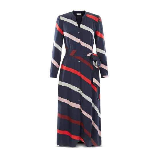 Wholesale π HOBBS LONDON Ginnie Striped π Shirt π Dress Navy Multi π₯° - Image 4