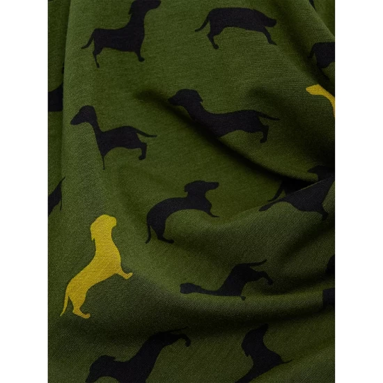 Budget ๐ฅฐ HOBBS LONDON Etty ๐ฆฎ Dog Print Jersey ๐ Dress Mid Fern Green ๐ฏ - Image 5