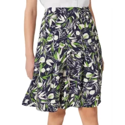 Discount 😀 HOBBS LONDON Kadey 👗 Skirt Navy Multi 🥰