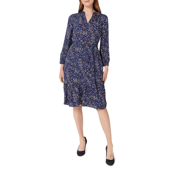 Brand new β HOBBS LONDON Mallory π Dress Blue Multi βοΈ - Image 3