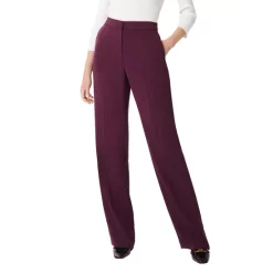 Wholesale ⌛ HOBBS LONDON Adelia Straight Leg Pants Deep Plum ✔️