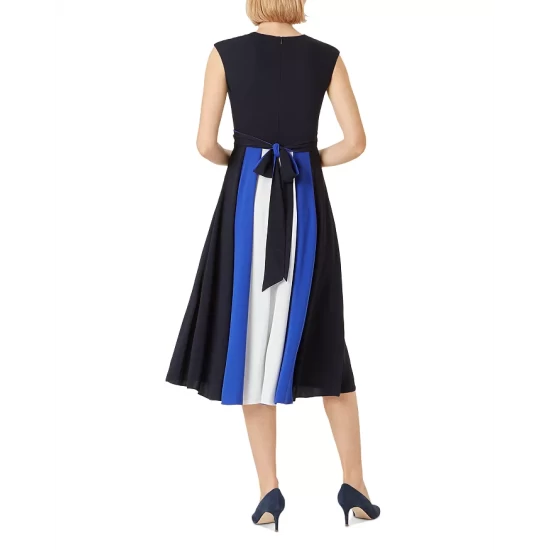 Outlet β HOBBS LONDON Bailly π Dress Navy/cobalt π - Image 2