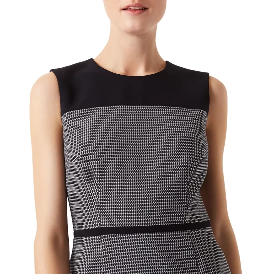 Coupon βοΈ HOBBS LONDON Brianna Sheath π Dress Navy Ivory π₯ - Image 4