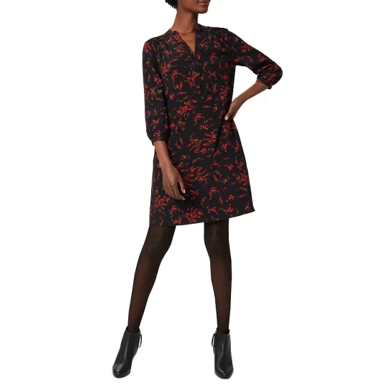 Hot Sale π HOBBS LONDON Katarina Printed Tunic π Dress Black Multi β€οΈ