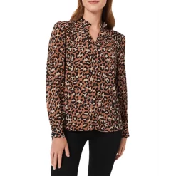 Cheapest 🔥 HOBBS LONDON Rosamund Blouse Vicuna Camel 🧨