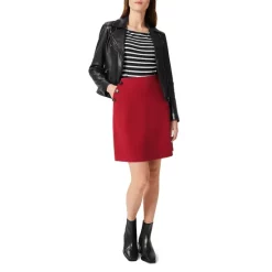 Cheap 😉 HOBBS LONDON Teia Ponte 👗 Skirt Deep Red 🛒