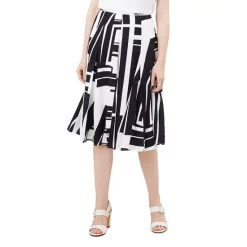 Cheapest ✨ HOBBS LONDON HOBBS Tahlia Geometric Print 👗 Skirt Navy Ivory 🎉