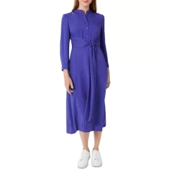 Cheap 😀 HOBBS LONDON Meadow Tie Front 👗 Dress Cobalt Blue 🎉