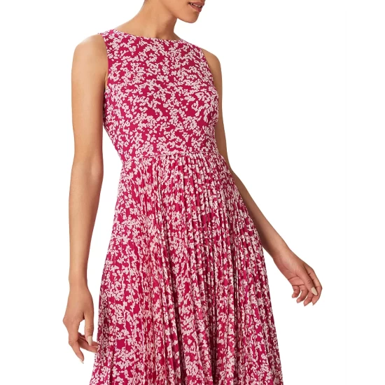 Brand new π― HOBBS LONDON Talisa π Dress Magenta Ivy π - Image 3