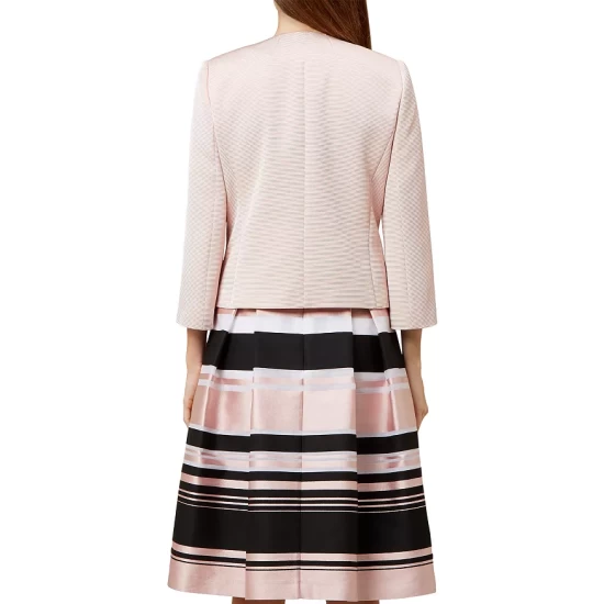 Promo π€© HOBBS LONDON Seraphina Textured Jacket Pink π - Image 2