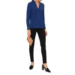 Discount π HOBBS LONDON Tasmin Pleated Trim Top Electric Blue βοΈ